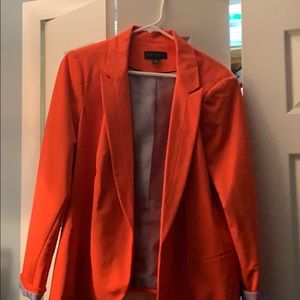 Orange blazer super cute